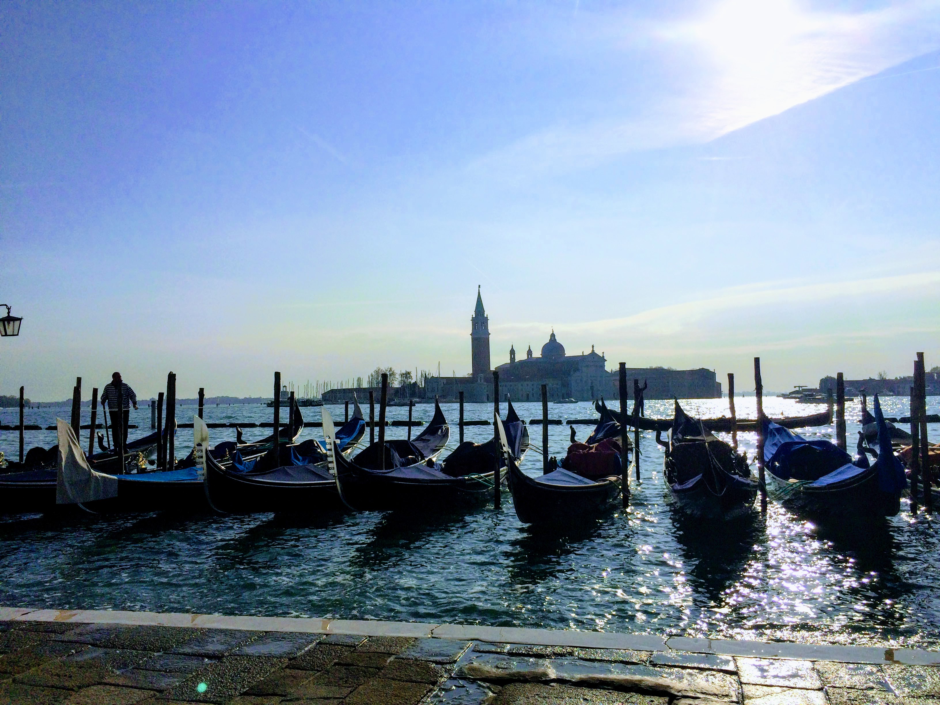 Boats in Venice, Italy.